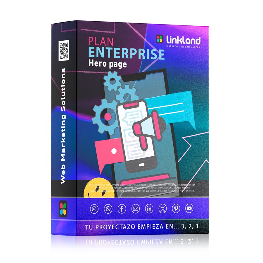 Plan Enterprise de Linkland para Hero Pages