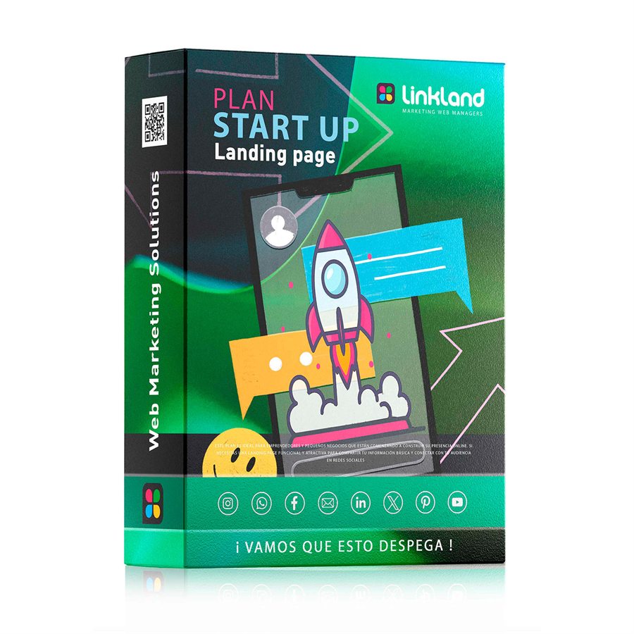 Plan Start Up de Linkland para Landing Pages
