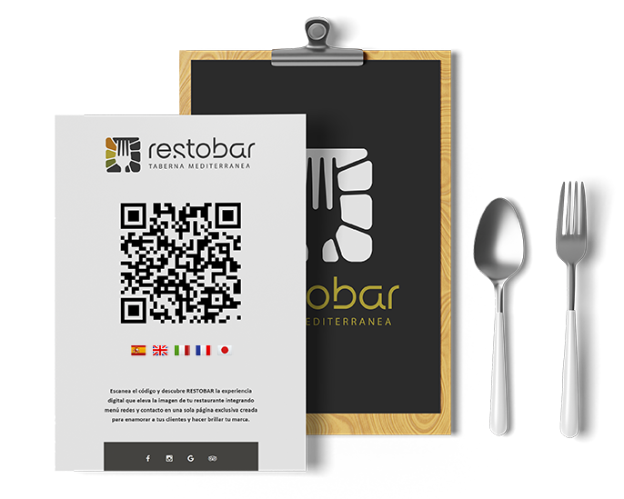 Aplicación de Carta QR profesional de Linkland para hostelería